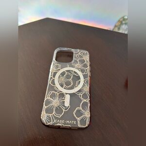 Case-Mate Clear Floral Phone Case